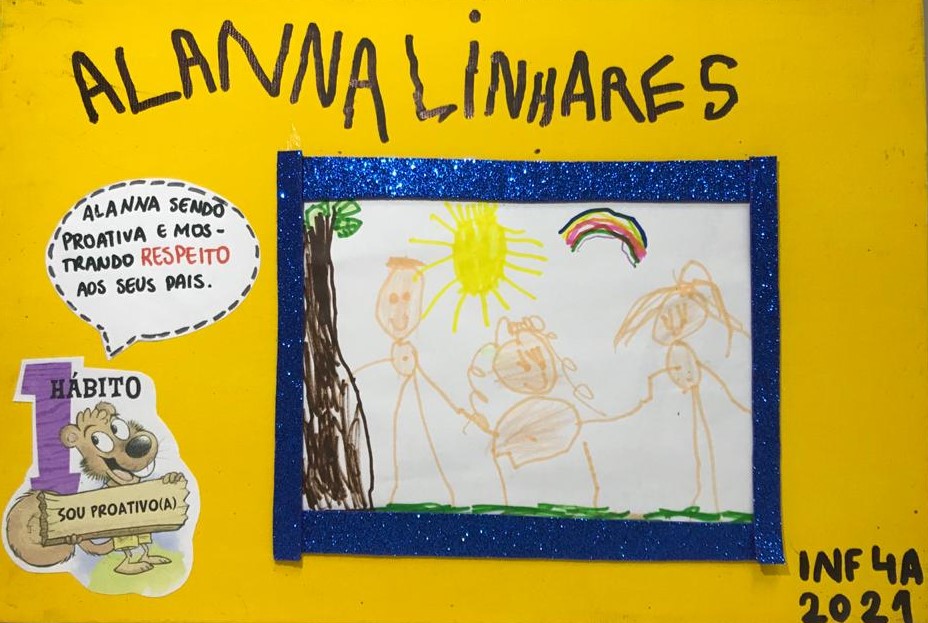 ALANNA LINHARES DIOGENES - ALANNA SENDO PROATIVA E MOSTRANDO RESPEITO AOS SEUS PAIS.